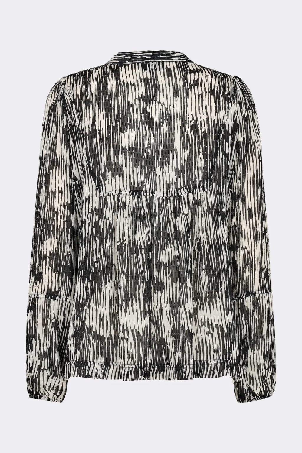 Levete Room Dana 1 Blouse - Black/Off White