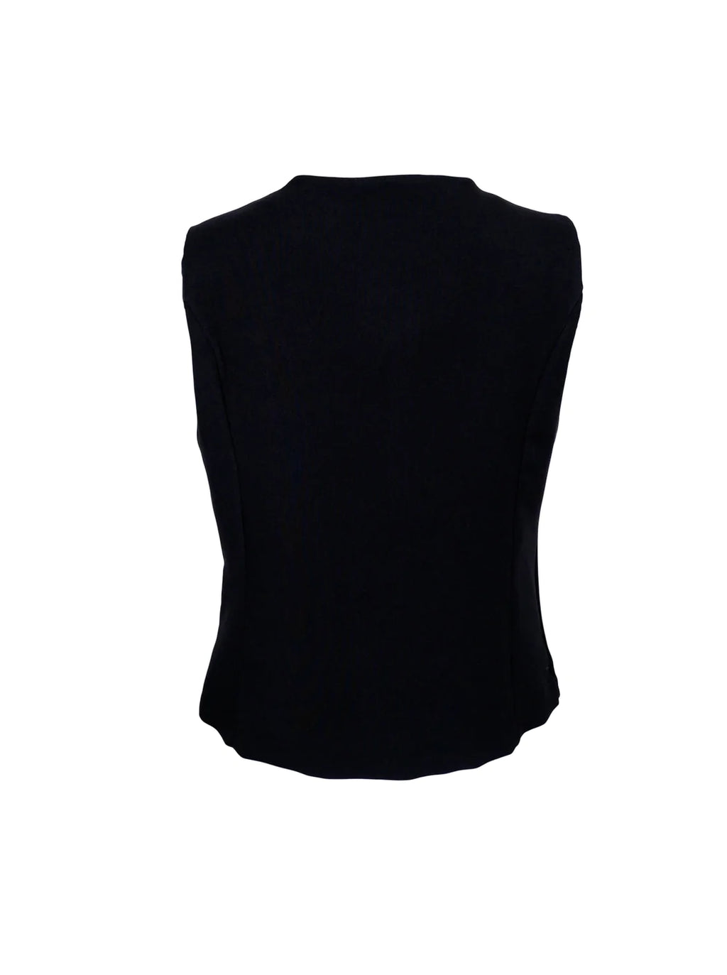 Black Colour Chicago Vest - Black