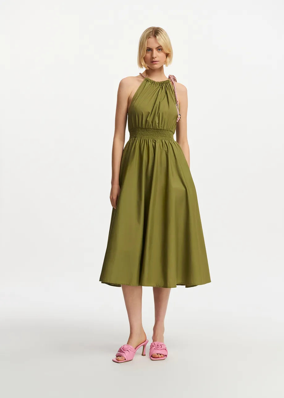 Essentiel Antwerp Fergie Dress - Khaki