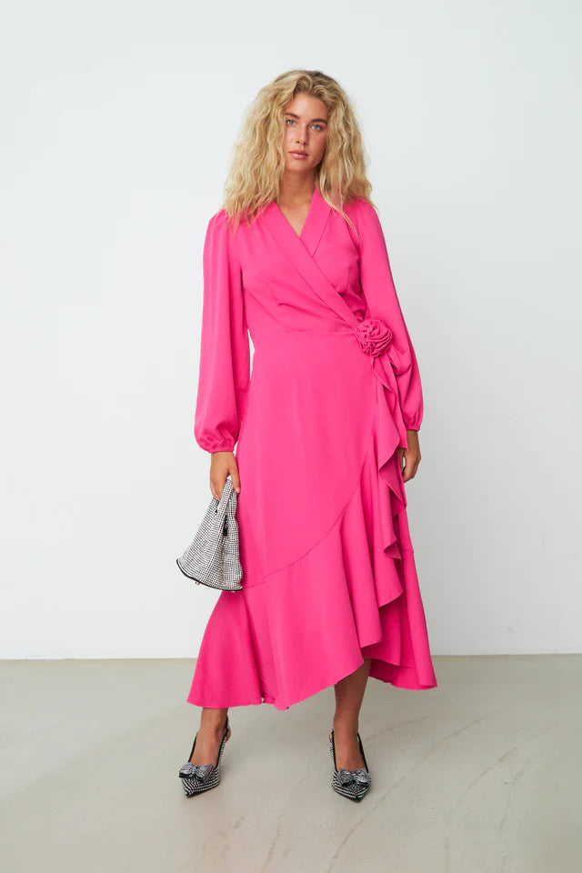 Cras Lotuscras Dress - Fuchsia Pink Lulu&M Cras Lotuscras Dress - Fuchsia Pink Lulu&M