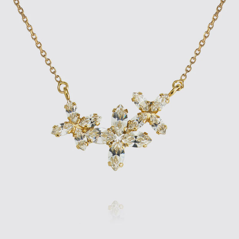 Caroline Svedbom Multi Star Necklace Gold - Crystal