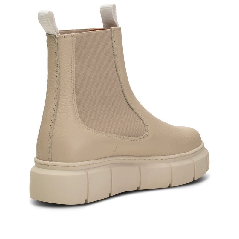 Shoe The Bear Tove Chelsea Boot Leather Off White Lulu M