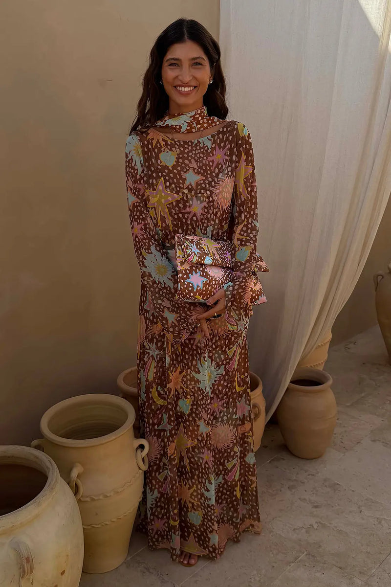 never fully dressed brown Never Fully Dressed Star Fawn Aria Dress