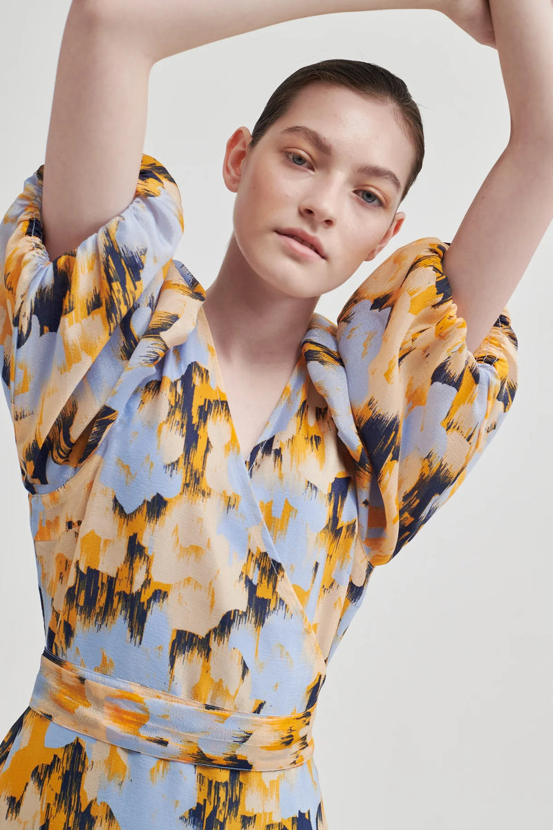 Second female wrap dress best sale