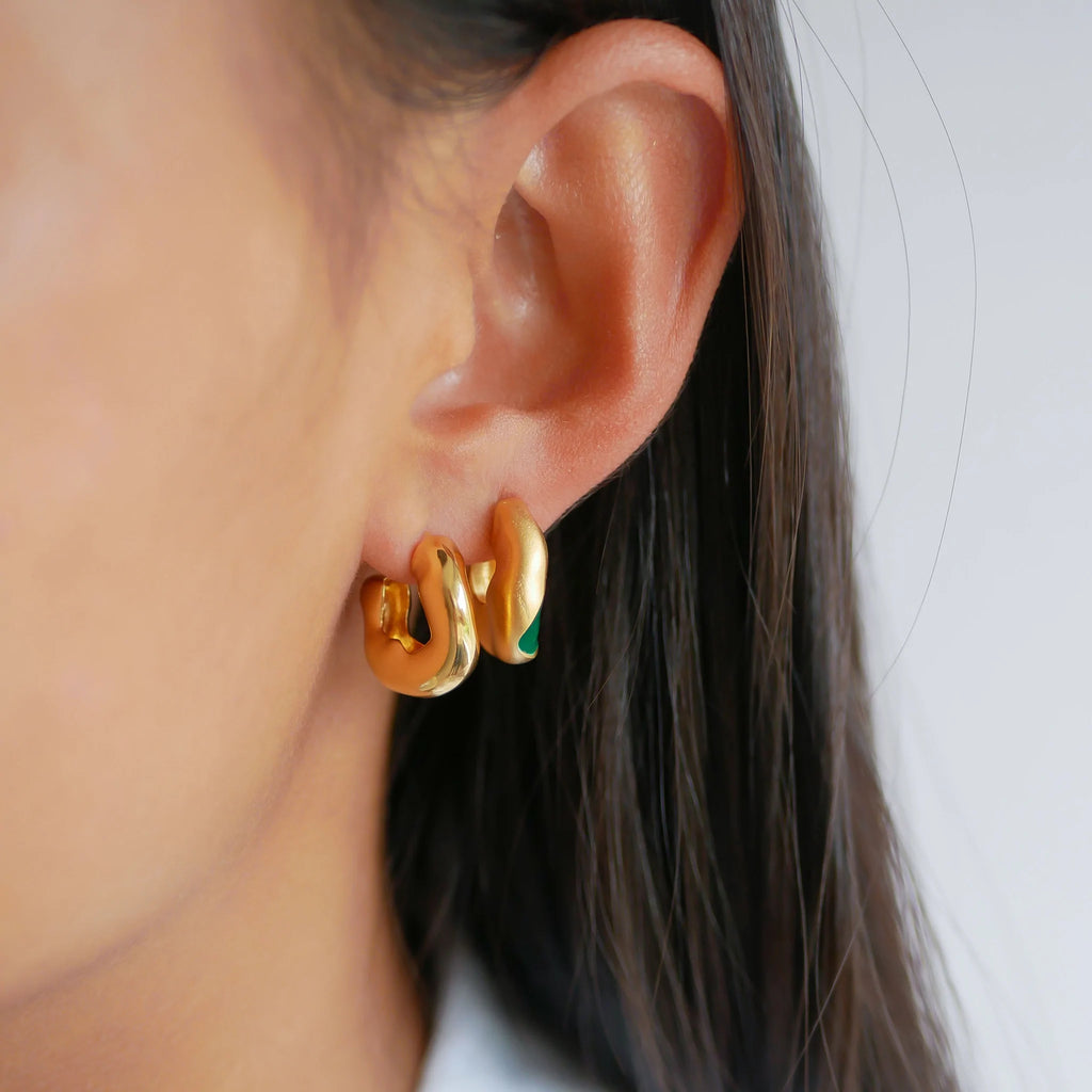 Enamel Copenhagen Gianna Hoops - Gold