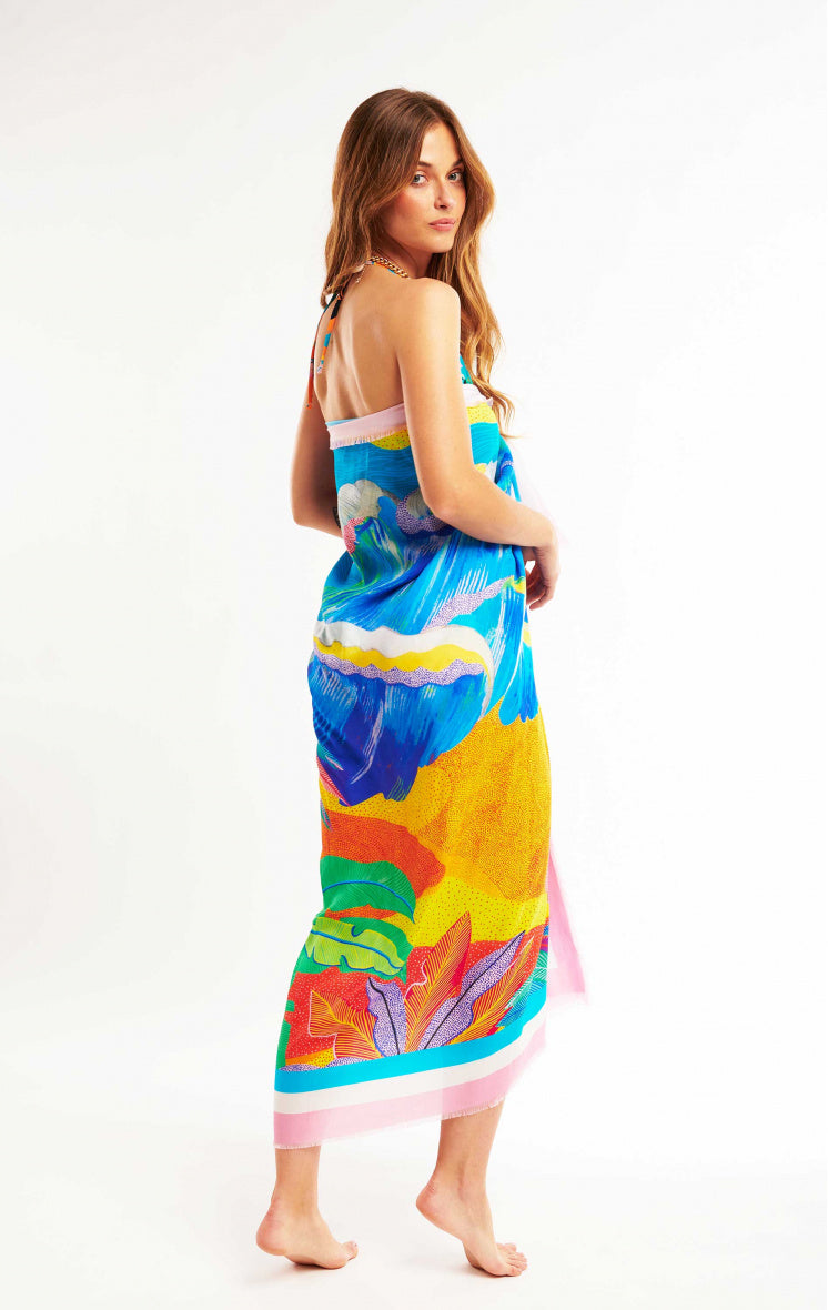 Wild Papeete Sarong - Multicolour