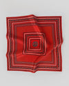 Lescarf Paisley Scarf - Red