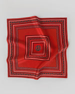 Lescarf Paisley Scarf - Red