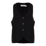 Devotion Twins Nama Linen Vest Top - Black
