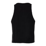 Devotion Twins Nama Linen Vest Top - Black