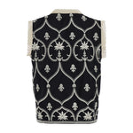 Devotion Twins Canny Vest Shirt - Black/Off White