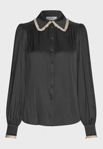 Dea Kudibal UMADEA Silk Blouse - Black Porcelain