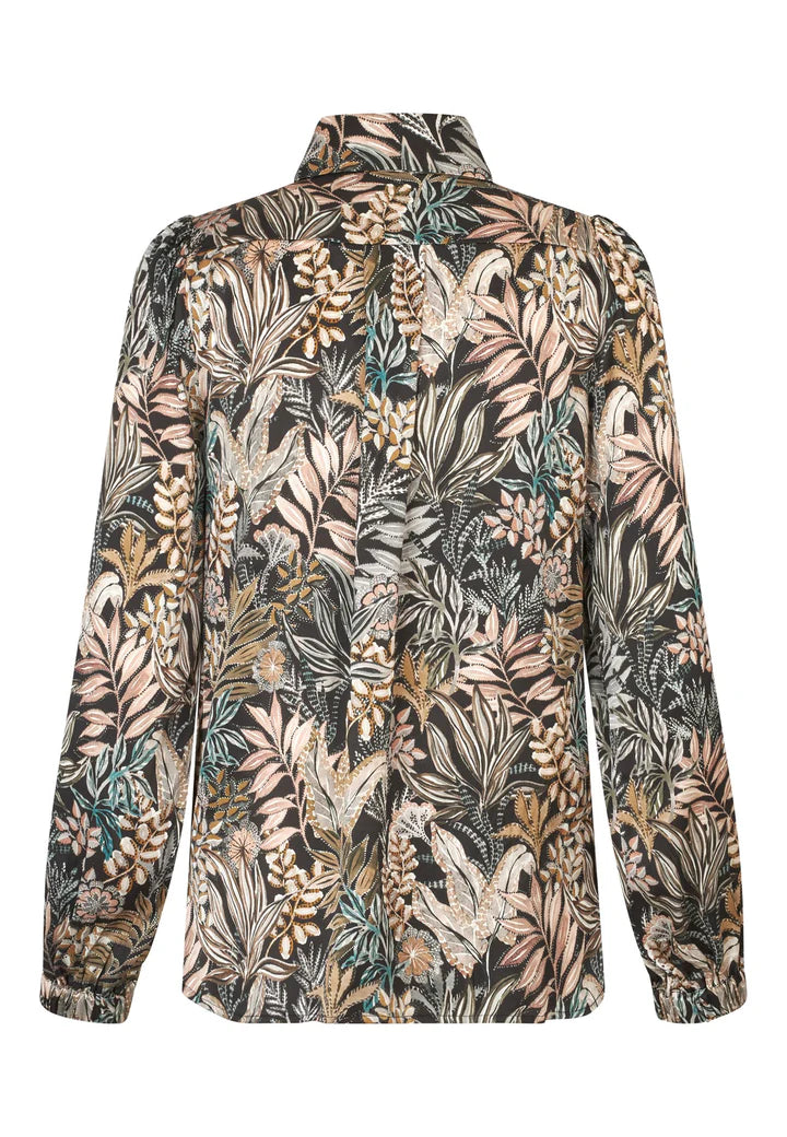 Dea Kudibal KIKIDEA Bow Blouse - Sencha Black