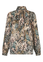 Dea Kudibal KIKIDEA Bow Blouse - Sencha Black
