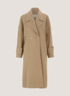 Malej Oversized Virgin Wool Coat - Camel