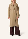 Malej Oversized Virgin Wool Coat - Camel