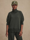 Varley Barker High Neck Sweat - Olive Marl