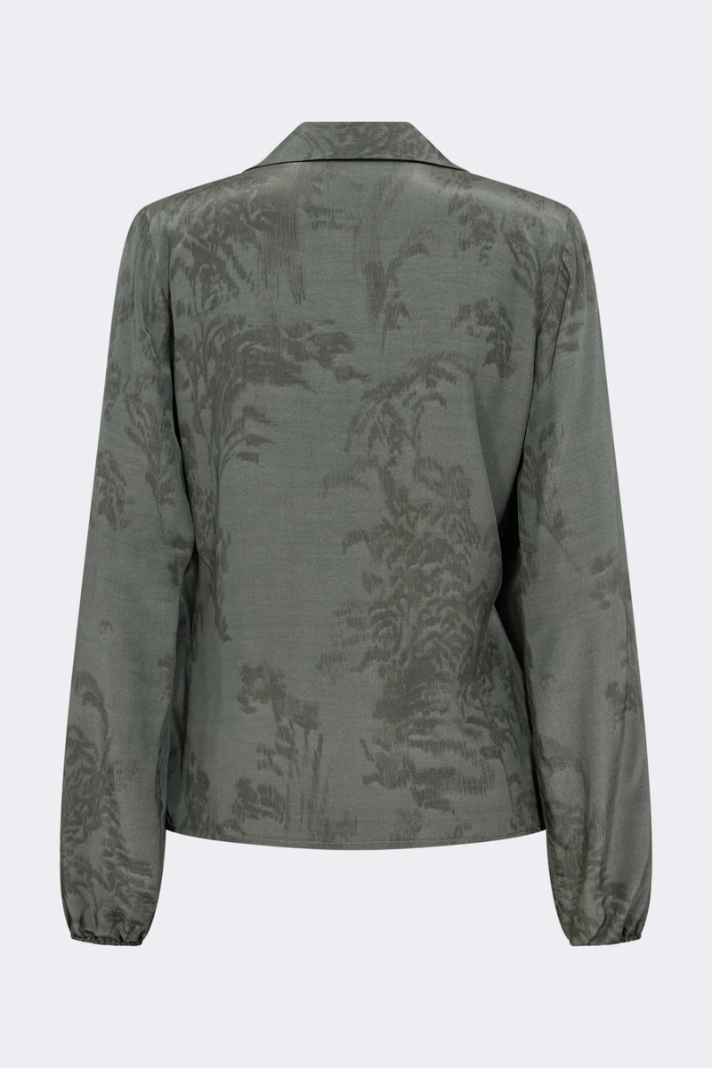 Levete Room Felucca 3 Blouse - Dark Green