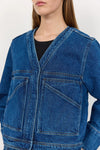 Levete Room Kosa 7 Denim Jacket - Dark Blue