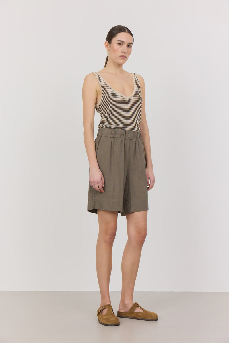 Levete Room Naja 29 Shorts - Brown