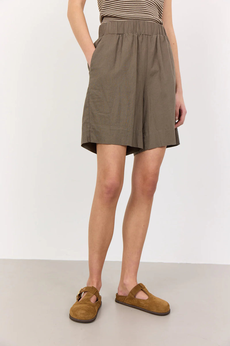 Levete Room Naja 29 Shorts - Brown