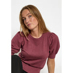 Minus Liva Knit Tee - Roan Rouge