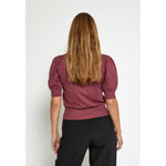 Minus Liva Knit Tee - Roan Rouge