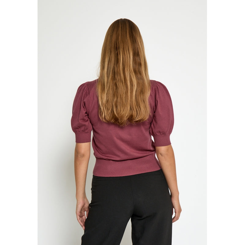 Minus Liva Knit Tee - Roan Rouge