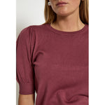 Minus Liva Knit Tee - Roan Rouge