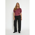 Minus Liva Knit Tee - Roan Rouge