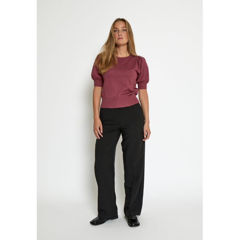 Minus Liva Knit Tee - Roan Rouge