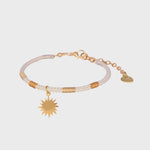 Mishky Golden Sun Bracelet - Ivory/Gold