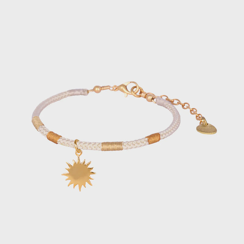 Mishky Golden Sun Bracelet - Ivory/Gold