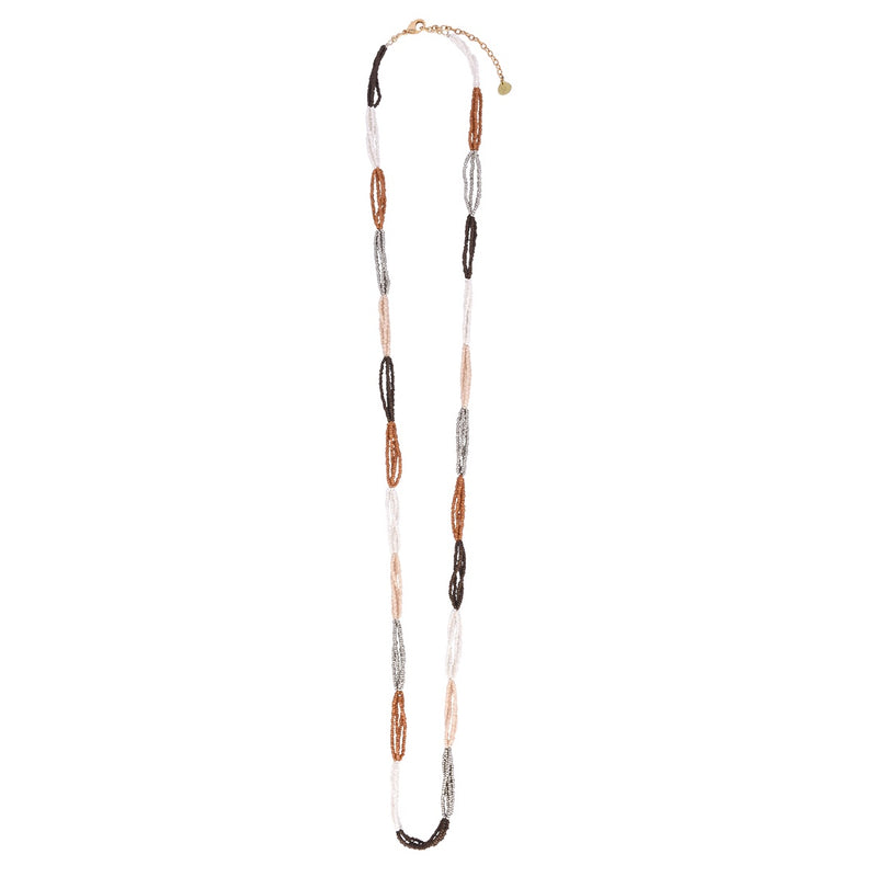 Mishky Kali Adjustable Beaded Necklace - Multi/Metallic