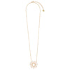 Mishky Fringe Sun Small Necklace - Ivory/Gold