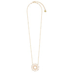 Mishky Fringe Sun Small Necklace - Ivory/Gold