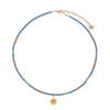 Mishky Golden Sun Necklace - Turquoise/Gold