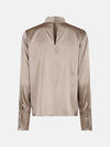 Levete Room Dakota 16 Silk Blouse - Sand