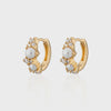 Scream Pretty Hannah Martin Pearl Huggie Earrings - Gold