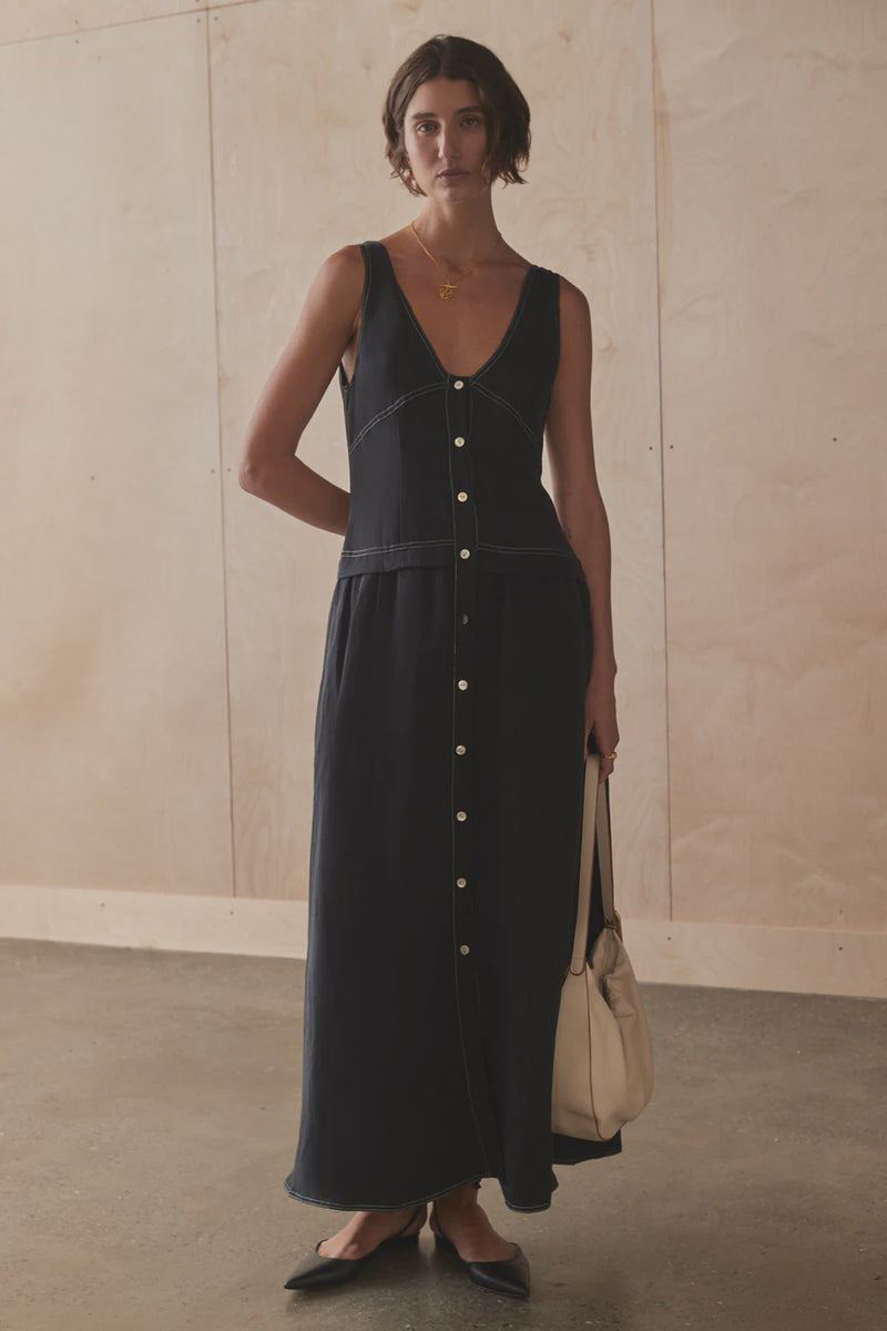 Sancia Elenora Dress - Noir