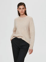 Selected Femme Lulu L/S Knit - Birch