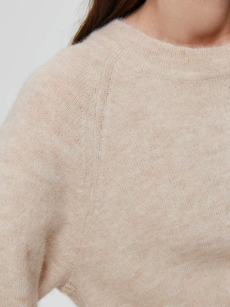 Selected Femme Lulu L/S Knit - Birch
