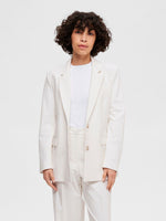 Selected Femme Eliana Blazer - Snow White