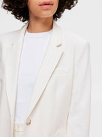 Selected Femme Eliana Blazer - Snow White