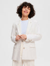 Selected Femme Eliana Blazer - Snow White