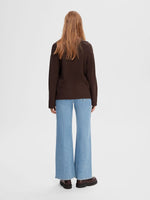 Selected Femme Eloise-Erin High Waist Wide Fit Jeans - Medium Blue