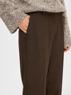 Selected Femme Wide Leg Suit Trousers - Java