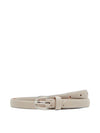 Selected Femme Barba Slim Leather Belt - Humus