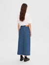 Selected Femme Esther Denim Midi Skirt