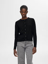 Selected Femme Hella Knit Cardigan - Black